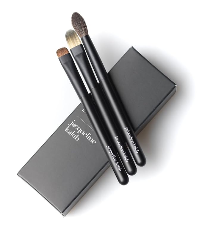 The Perfect Eye Brush Set, by Jacqueline Kalab - Self-Makeup Handle Length - 4.9in