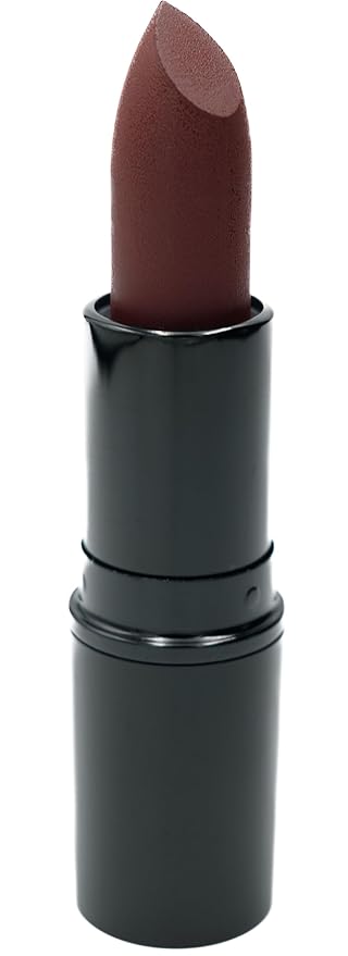 Coffee Bean Deep Dark Brown Red Burgundy Lipstick Color Moisturizing Paraben Free, No Animal Testing & Cruelty Free Lip Makeup Color