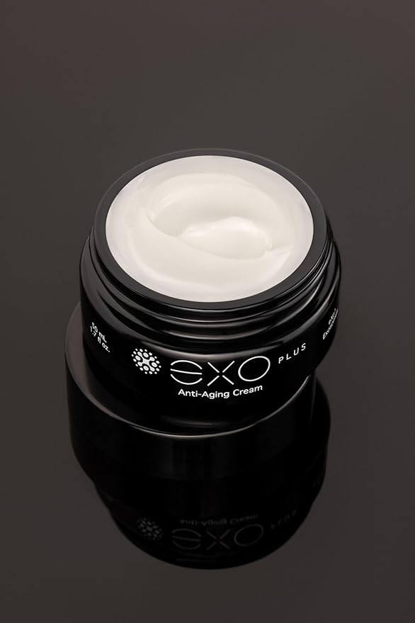EXO PLUS™ by Exoceuticals Anti-Aging Cream with Exosomes - Hyaluronic Acid, Aloe - Luxury Beauty Face Moisturizer for Sensitive Skin - Premium Hydrating & Firming Exosome Skin Care | 50ML | 1.7 fl oz