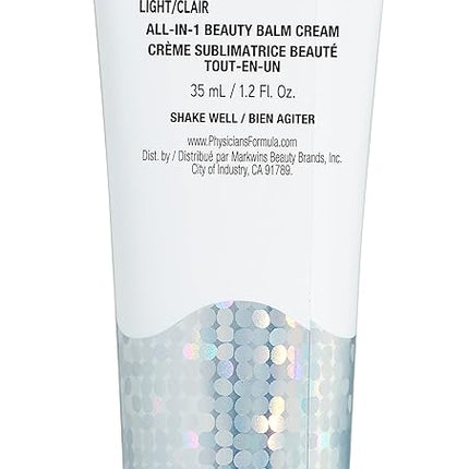 Physicians Formula Super BB Cream. All in 1 Tinted Beauty Balm Foundation Cream, Sheer Moisturizing Coverage, Cruelty free - Light