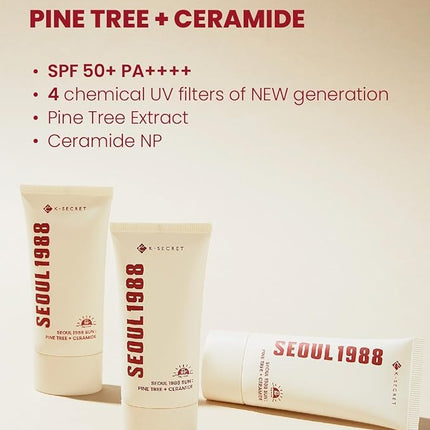 K-SECRET SEOUL 1988 Sun: Pine Tree + Ceramide 50mL / 1.7 FL OZ