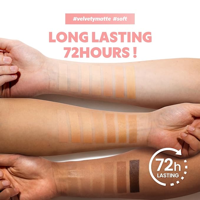 TIRTIR Mask Fit All Cover Pink Cushion Foundation | High coverage, Velvety Matte Finish, Lightweight, Flawless, Corrects Redness, Korean Cushion (#15C Fair Porcelain, Full Size, 0.63 Fl Oz)