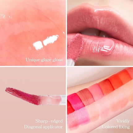 mude Glacé Lip Tint 06 Mauve more Long-Lasting Liquid Stain Buildable Layer with Glossy Finish for Juicy Glowy Lips K-Beauty K-Cosmetics