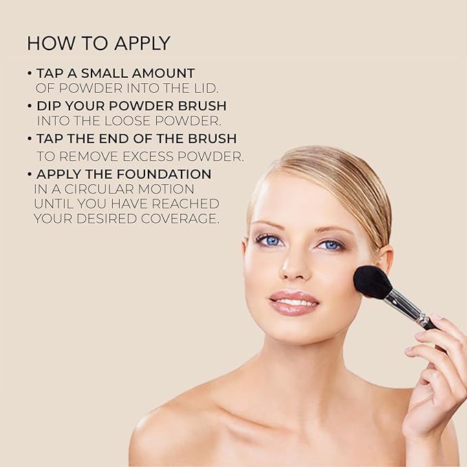 bellapierre Mineral Foundation SPF 15 - Loose Powder Foundation | Vegan & Cruelty Free Natural Makeup | Full Coverage Matte Finish | Hypoallergenic | Oil & Talc Free - 0.32 Oz - Brown Sugar