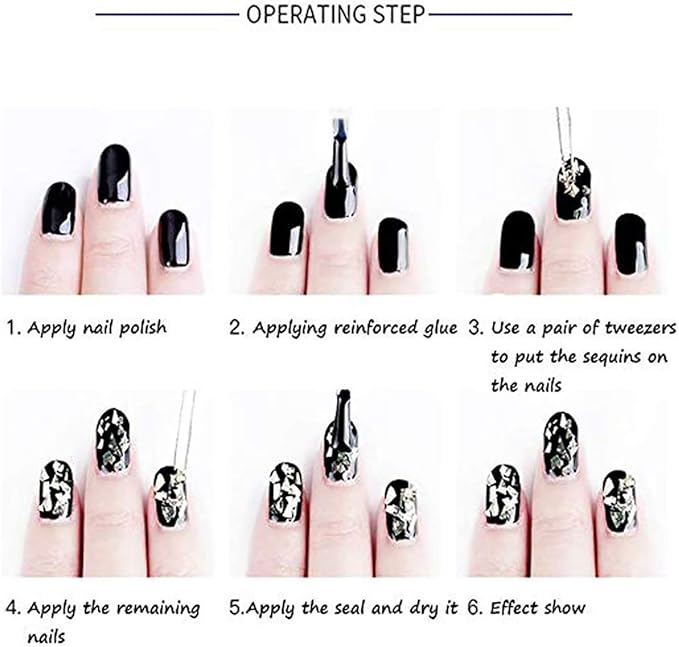 12 Grids Chameleon Nail Art Sequins Polygon Holographic Nail Supplies Bright Moving Nail Glitter Pattern Mermaid Nail Glitters Flakes Design 3D DIY Acrylic Nails for Women Manicure Powder Decorations