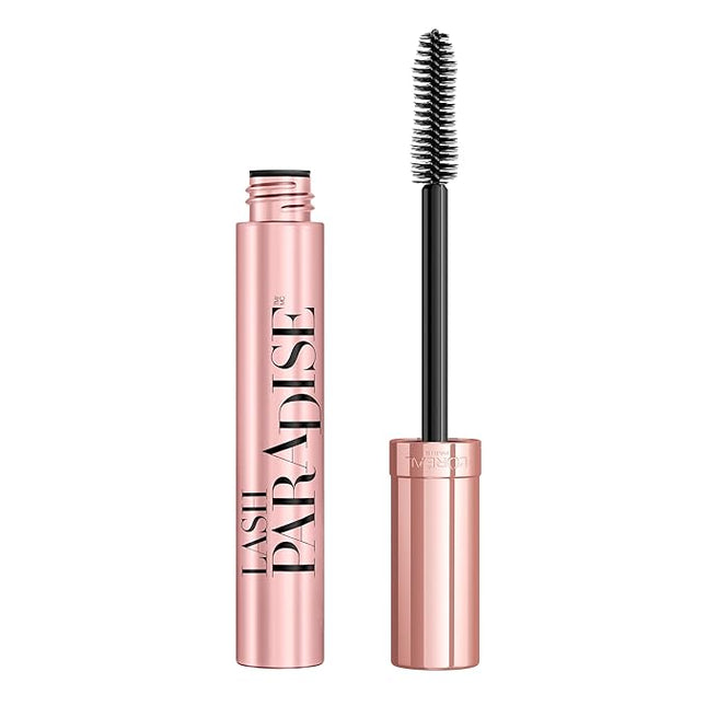 L'Oreal Paris Makeup Voluminous Lash Paradise Mascara, Voluptuous Volume, Intense Length, Feathery Soft Full Lashes, No Flaking, No Smudging, No Clumping, Blackest Black, 0.25 Fl Oz (Pack of 1)