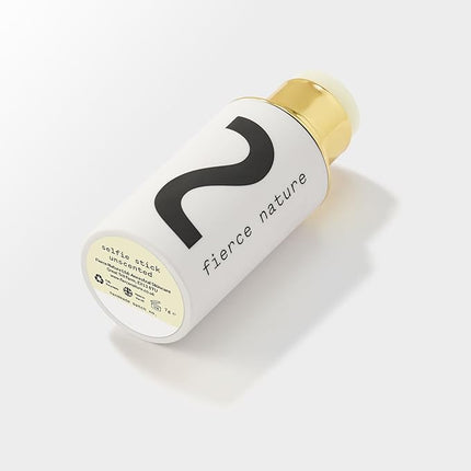 fierce nature Selfie Stick Tallow Balm – 3-in-1 Natural Beauty Stick for Contour, Blush, Lips & Face Moisturizing – Hydrating, Non-Toxic Makeup Balm (Natural)