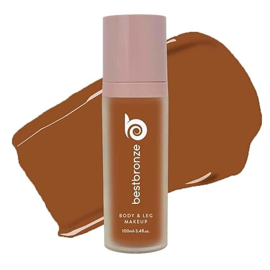 Best Bronze Bombshell Body Makeup - Tattoo Cover Up Makeup & Body Foundation Waterproof - Tattoo Concealer Waterproof for Scars, Varicose Veins Cover Up & Leg Foundation (NC49 Tan Glow)