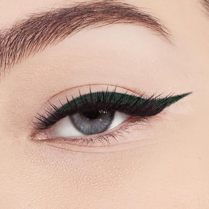 Xtreme Lashes GlideLiner Long Lasting Eye Pencil with Sharpener, Forest Green, 0.04 Oz, Waterproof Makeup, Gel Formula, Blendable, Smudge, Fade, & Sweat Proof
