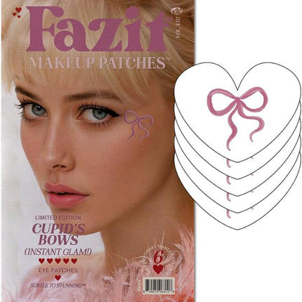 Fazit Makeup Patches - Cupid's Bow Speckles - Glow Up Make-Up Patches - Cute Glitter Makeup Accessories for Women - Cosmetic Glitter for Face