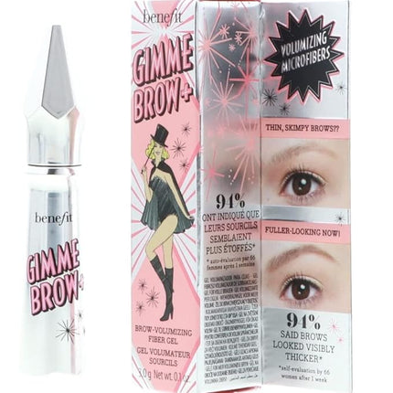 Benefit Gimme Brow + Volumizing Eyebrow Fiber Gel Bundle (Neutral Light Brown, 0.1oz, 2-Pack) (2 Items)
