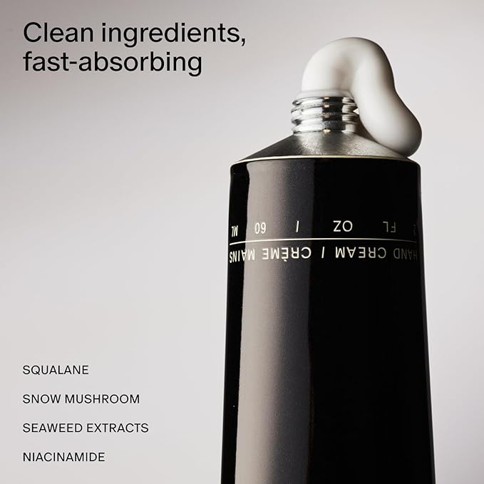 Salt & Stone Hand Cream for Women & Men | Black Rose & Oud | Hydrates, Nourishes & Softens Skin | Restores Dry Cracked Hands | Fast-Absorbing | Cruelty-Free & Vegan (2 fl oz)