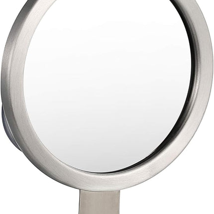 Ettori Shower Mirror Fogless for Shaving with Razor Holder, Powerful Lock Suction Fogless Mirror for Shower
