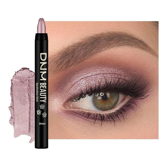 Mauve Metallic Cream Eye Shadow Stick Makeup for Women, Mauve Metallic Eyeliner Pencil Eyeshadow Brightener Stick for Eyes, Waterproof Eyeshadow Applicator Blendable, sombras para ojos 53#