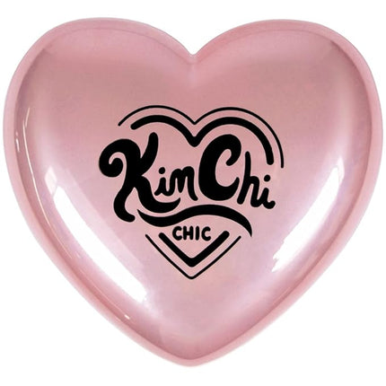 KimChiChic Beauty Thailor Blush Duo, Heart-Shaped Compact with Mirror, Buildable, Silky Matte & Shimmer Finish, Cruelty-Free Blush Palette, Pinky