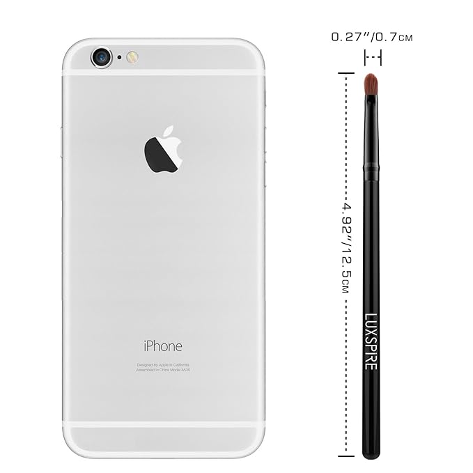 Luxspire Lip Brush Concealer Brushes 2 Pieces, Lipstick Gloss Brushes Applicators Eyeshadow Lip Liner Makeup Brush Cosmetics Make Up Tools, Small Make Up Brushes