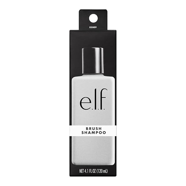 e.l.f. Makeup Brush Shampoo, Gentle Bristles Conditioner To Easily Remove Oils & Dirt From Makeup Brushes, 4.1 Fl Oz, Vegan & Cruelty-Free