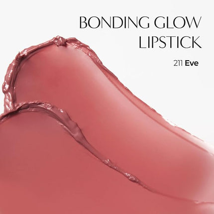 Laka 24HR Bonding Glow Lipstick, 3.7g/0.13oz., Long Lasting High-Shine Lipstick with Rich Color & Glassy Finish (#211 Eve)