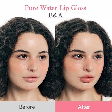 dasique Pure Water Lip Gloss #11 Misty Rose 0.09 oz | Variety of Colors | Dewy Gloss | Buildable Gloss Tesxture | Non-Sticky | K-beauty