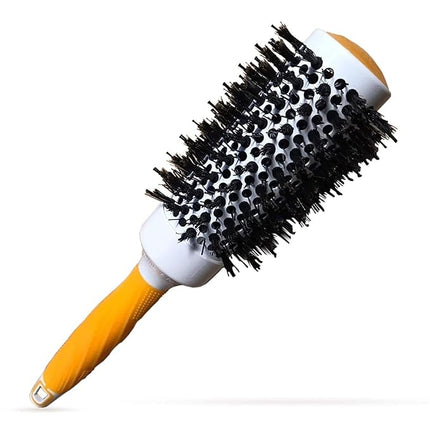 GK HAIR Global Keratin Professional Large Thermal Extra Round Brush 43mm Ceramic Coated Barrel Anti Static Frizz Control Blow Drying Styling Detangling for Long Short Curly Tangle Straight Hair Unisex