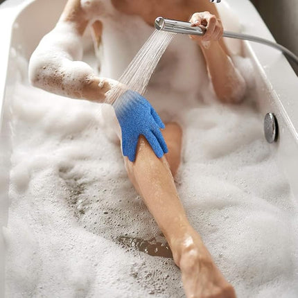 Duufin 28 Pcs Exfoliating Gloves Bath Gloves Body Wash Mitt Scrubbing Exfoliator Glove for Shower, Spa, Massage, Body Scrub, Dead Skin Cell Remover