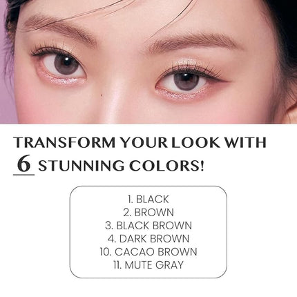 CLIO Sharp So Simple Waterproof Pencil Liner, Eye Pencil, Rich Hyper-Pigmented Color, Smooth Creamy Application, Long-Wearing Matte Finish (4 Colors) (03 BLACK BROWN)