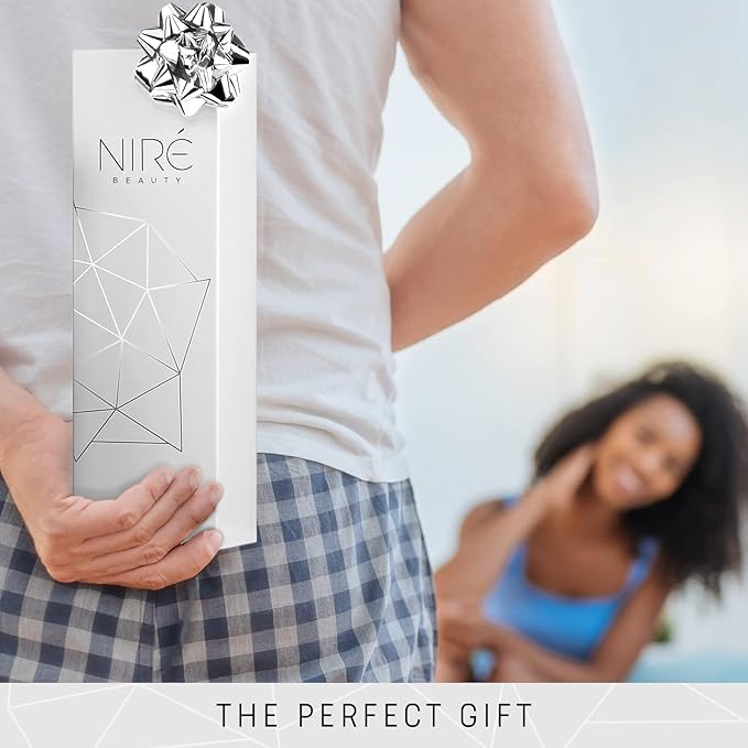 Niré Beauty 15piece Award Winning Professional Makeup Brush Set: Vegan Makeup Brushes with Case, Makeup Sponge, Brush Cleaner, Guide, Gift Box