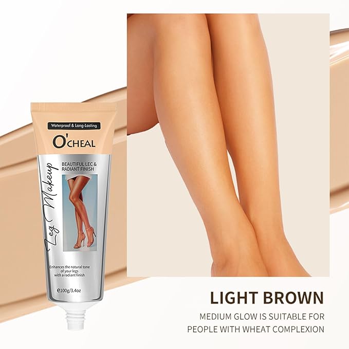 Petansy Leg Makeup Waterproof No Transfer,Leg and Body Scar Cover up Makeup,Long Last Body Foundation