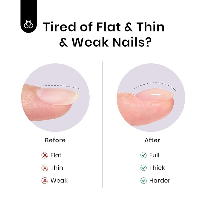 Beetles Builder Gel for Nails Low Heat, 0.5 oz 7 in 1 Clear Strengthener Gel with Liner Nail Brush for Nail Apex & Extension Strengthener Thickening Weak &Thin Nails Beauty Gift Sets for Women