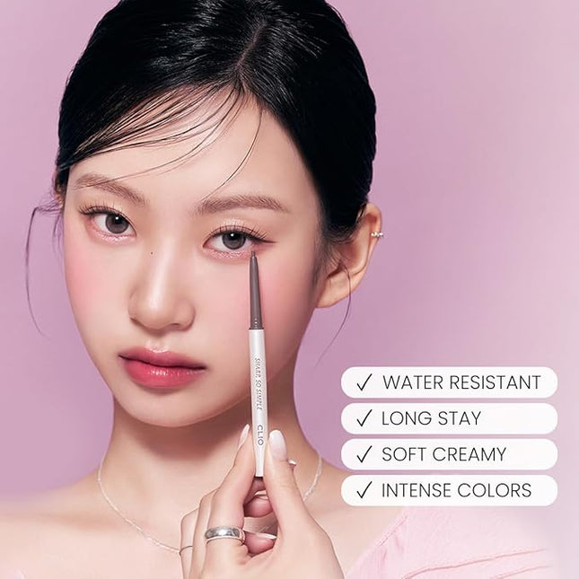 CLIO SHARP SO SIMPLE WATERPROOF PENCIL LINER 010 CACAO BROWN