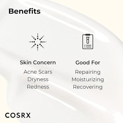 COSRX Snail Mucin 92% Moisturizer, Daily Repair Face Gel Cream Tube Type for Dry, Sensitive Skin, Not Tested on Animals, No Parabens, No Sulfates, No Phthalates, Korean Skincare (3.52Fl Oz / 100g)