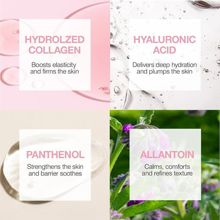 Naisture Collagen Face Mask – 15-Minute Hydrating & Plumping Sheet Mask for All Skin Types (5 ea)