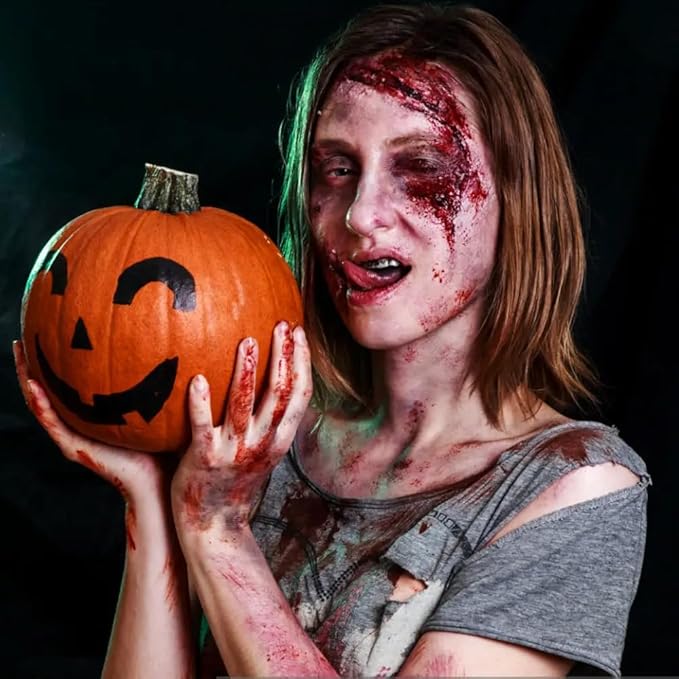 6 Colors Bruise Wheel for Halloween SFX Makeup, Face Body Oil Paint for Theatrical Zombie Bruise Special Effects Makeup with 3pcs Stipple Sponges