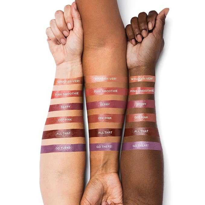 OFIR Lip Rouge Satin Hydrating Lipstick | Full Coverage Cream Lipstick Long Wear | Lightweight Lip Satin Finish with Shea Butter Apricot Oil | What eh-ver! - Neutral Brown 0.12 oz