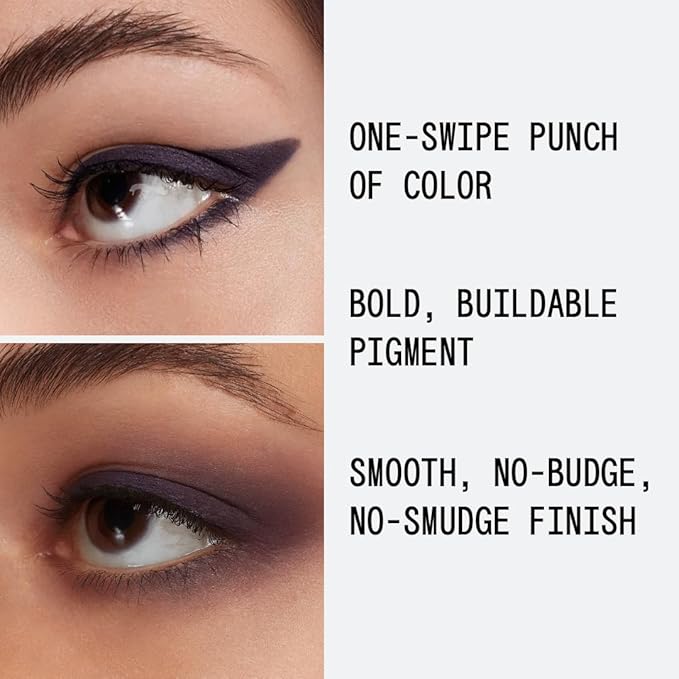 about-face Matte Fluid Eye Paint Infinity – High-Pigment Liquid Eyeshadow, Long-Lasting, No-Budge Matte Finish, Vegan & Cruelty-Free (Rich Eggplant)
