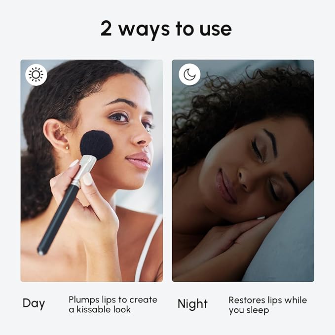 MAREE Lip Moisturizer Sleeping Mask Overnight - Moisturizing Lips Butter Balm with Hyaluronic Acid - For Very Dry Lips Care - Hidratante de Labios Care Products