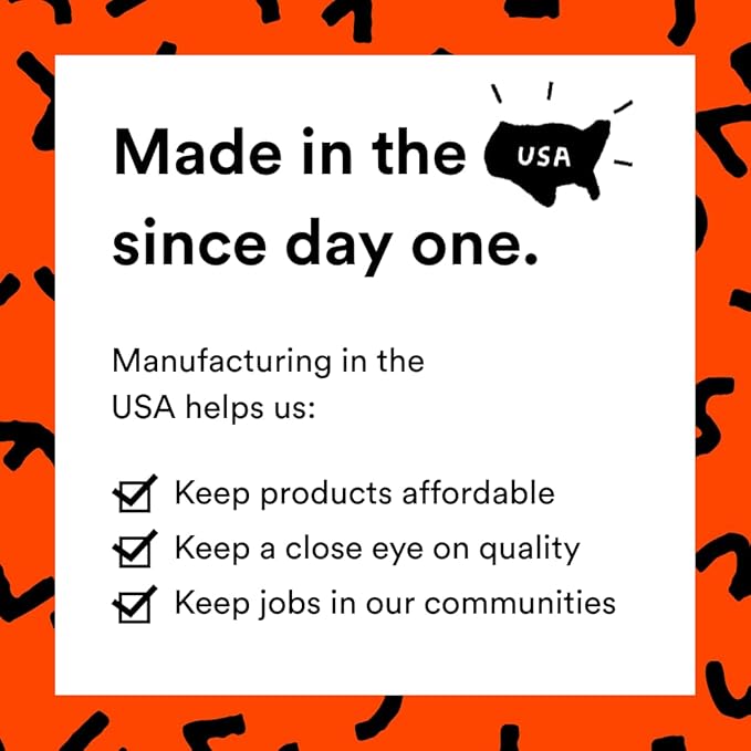 Boie USA Face Scrubber - Handheld Facial Tool - Softer Than Silicone Face Brush, Hypoallergenic, Gentle Exfoliation for Sensitive Skin. BPA- & Latex-Free, Made in The USA & Easy to Clean (Orange)