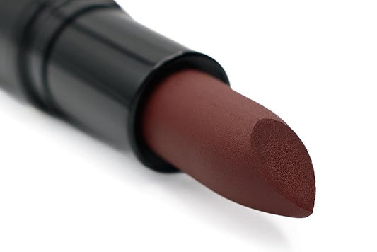 Coffee Bean Deep Dark Brown Red Burgundy Lipstick Color Moisturizing Paraben Free, No Animal Testing & Cruelty Free Lip Makeup Color