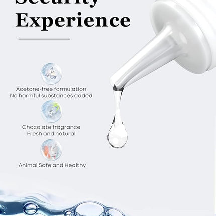 Modelones Nail Art Brush Cleaner & Restorer for Nail Polish/ Extension Gel/Solid Builder Gel/Dip Powder/Acrylic Manicure Kits DIY Salon at Home - 80ml, W/Pro Brush