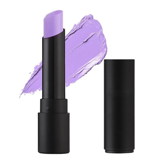 Go Ho Makeup Pastel Purple Cream-Blendable Stick-Waterproof Pastel Purple Professional SFX Witch Ursula Face Paint,Safe Facepaint&Lip Smacking for Halloween Costumes Cosplay
