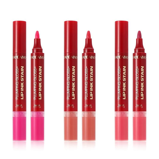 3 Colors 2 in 1 Lip Stain with Lip Oil Pencil.Matte Lip Tattoo Long-Lasting Waterproof LipStain High-Pigment Lipgloss.Gift For Girl and Women