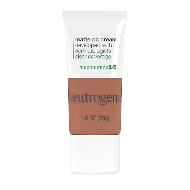 NEUTROGENA Clear Coverage Color Correcting Cream 1.0 oz. 8.0 / Amber