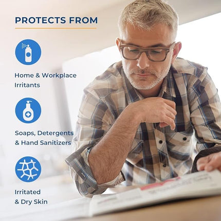 Gloves In A Bottle Shielding Lotion With Dispenser, 8 Oz (Pack of 2)