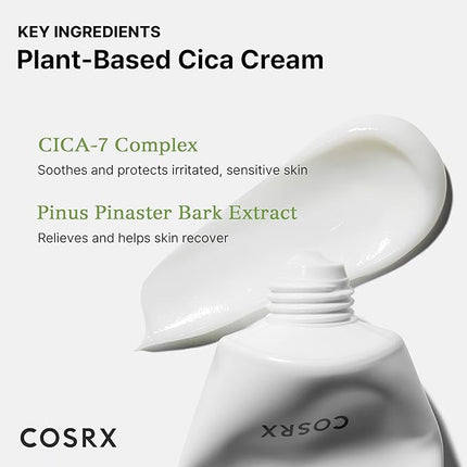 COSRX Pure Fit Cica Cream, 50ml / 1.69 fl.oz | Centella Asiatica Face Moisturizer Recommended for Acne-Prone Skin, Reduce Redness | Not Tested on Animals, Korean Skincare