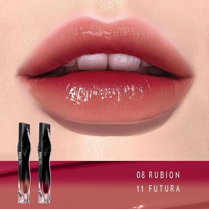 STELLAR DUST LIP STAIN-Long Lasting, Waterproof and Transferproof Lip Tint, Glossy Finish Lip Gloss, Lightweight Lipstick, High Coverage, Vivid Color (11 FUTURA)