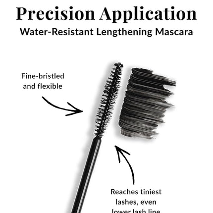DHC Mascara Perfect Pro Double Protection, Water Resistant Lengthening Mascara, Tubing Technology, All-day wear, Black
