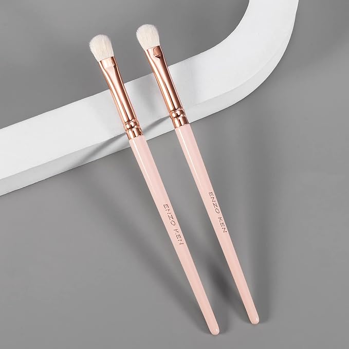 Natural Goat Hair Eyeshadow Brush, Medium Smudge Eye Shadow Brush, Shader Eye Shadow Brushes, Smudge Brush, Single Natural Hair Makeup Brush, Eyeshadow Blending Brushes