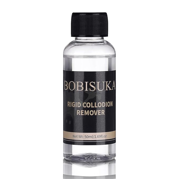 BOBISUKA Rigid Collodion Remover 50ml for Scar Makeup Removal Professional Special Effects Halloween Scarring Liquid Remover
