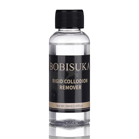 BOBISUKA Rigid Collodion Remover 50ml for Scar Makeup Removal Professional Special Effects Halloween Scarring Liquid Remover