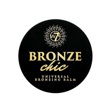 W7 Bronze Chic Bronzer - Cream Bronzing Balm - Contouring & Highlighting Vegan Makeup
